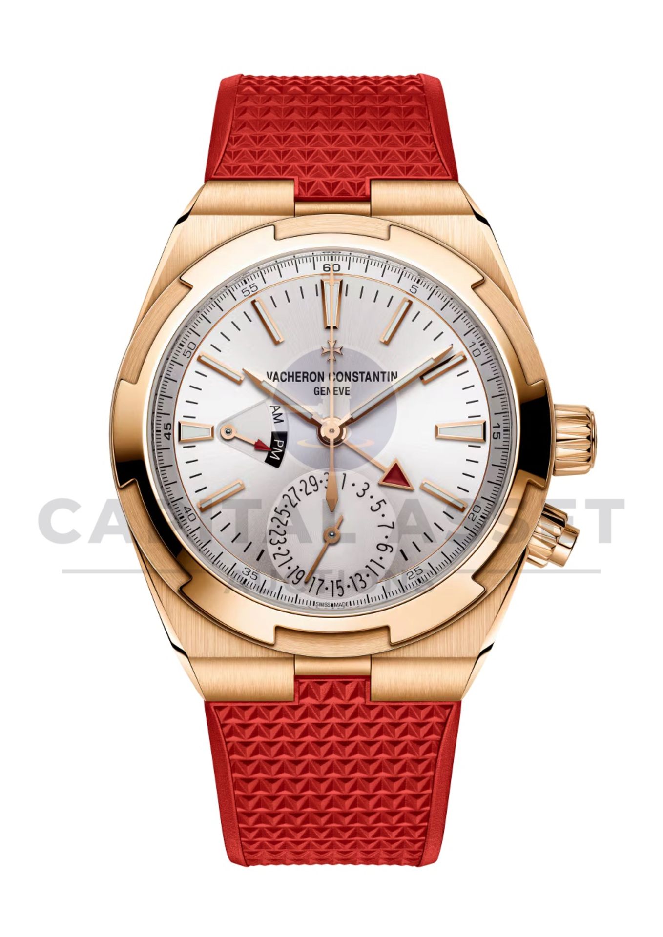 VACHERON CONSTANTIN OVERSEAS DUAL-TIME *18CT PINK GOLD* (2025) 41MM SILVER TONED SUNBURST DIAL - Image 4 of 25