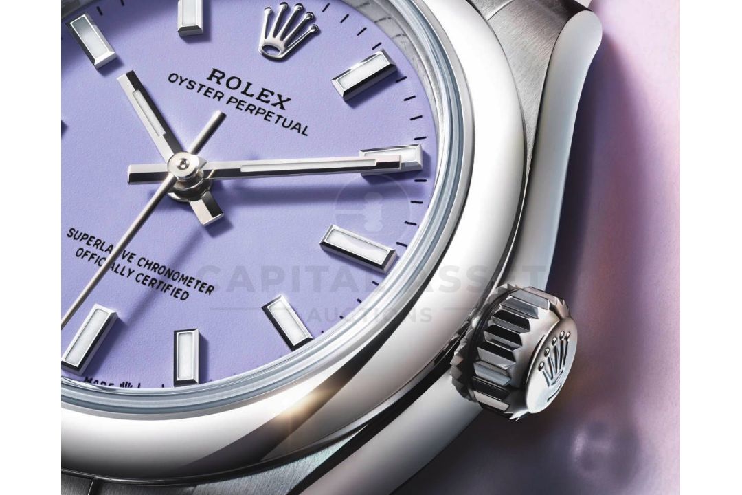 ROLEX OYSTER PERPETUAL *OCTOBER 2025 - ALL NEW / UNWORN* LAVENDER DIAL - OYSTER STEEL *WOW* - Image 5 of 33