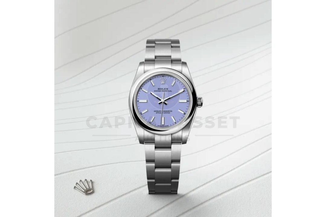 ROLEX OYSTER PERPETUAL *OCTOBER 2025 - ALL NEW / UNWORN* LAVENDER DIAL - OYSTER STEEL *WOW* - Image 2 of 33