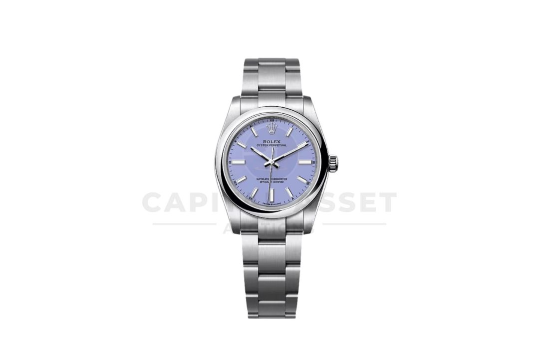 ROLEX OYSTER PERPETUAL *OCTOBER 2025 - ALL NEW / UNWORN* LAVENDER DIAL - OYSTER STEEL *WOW* - Image 1 of 33