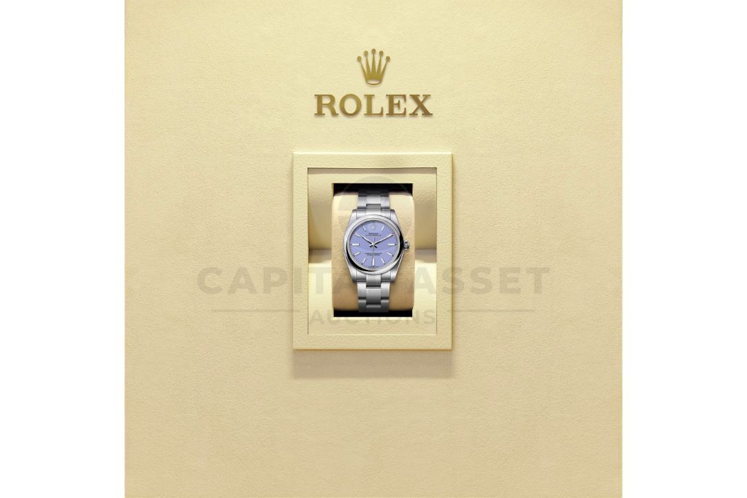 ROLEX OYSTER PERPETUAL *OCTOBER 2025 - ALL NEW / UNWORN* LAVENDER DIAL - OYSTER STEEL *WOW* - Image 8 of 33