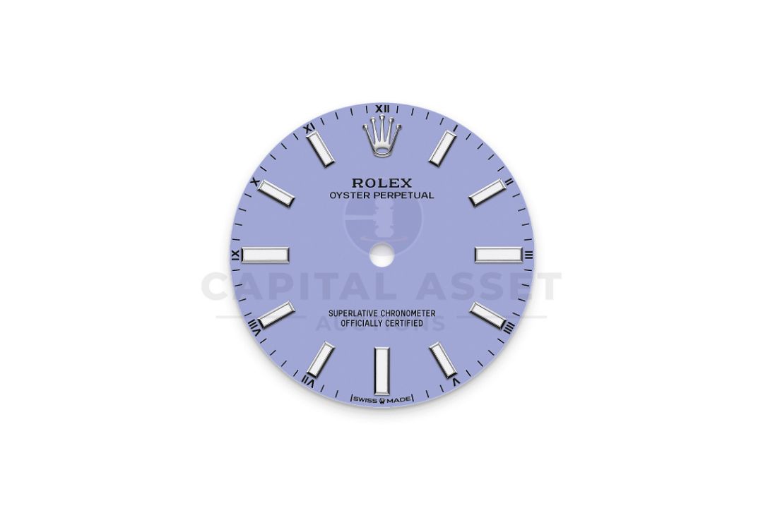 ROLEX OYSTER PERPETUAL *OCTOBER 2025 - ALL NEW / UNWORN* LAVENDER DIAL - OYSTER STEEL *WOW* - Image 7 of 33