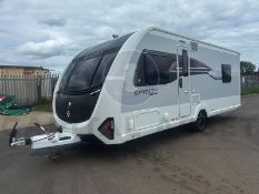 SWIFT SPRITE MAJOR "EXCLUSIVE" 4 BERTH CARAVAN - JULY 2025 REG - FIXED BED - MASSIVE SPEC - ALLOYS -