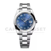 ROLEX DATEJUST *41MM AZZURRO BLUE DIAL* (MAY 2026 - ALL NEW / UNWORN) OYSTER STEEL *NO VAT*