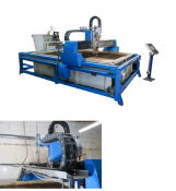 Knuth 3-Axis Waterjet Cutting System (3m x 2m Bed) with KMT Streamline SL-V 50 Pump – Complete Setup