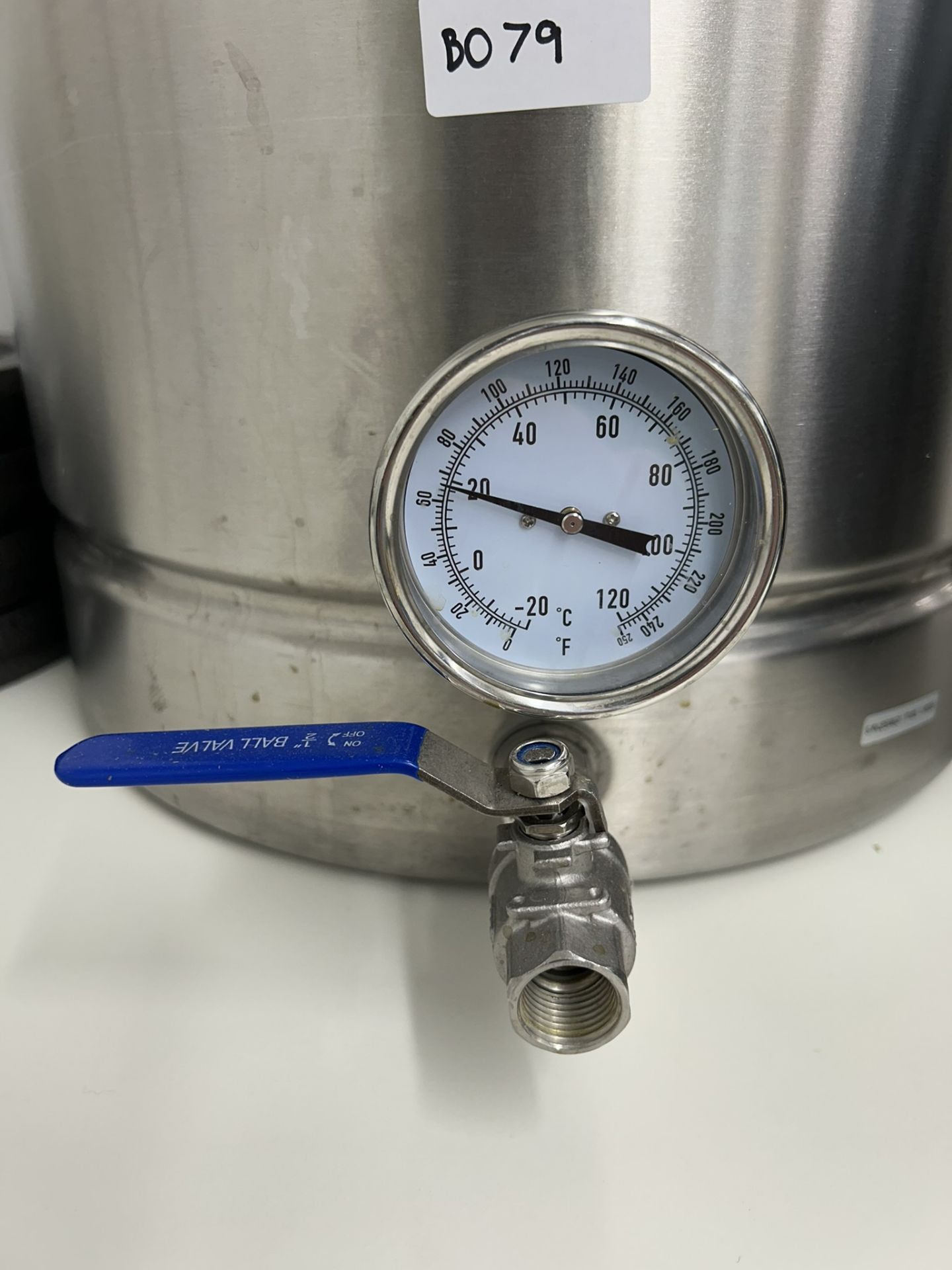 Vevor Stainless Steel Brewing Vessel / Stock Pot with Tap & Thermometer - Image 3 of 7