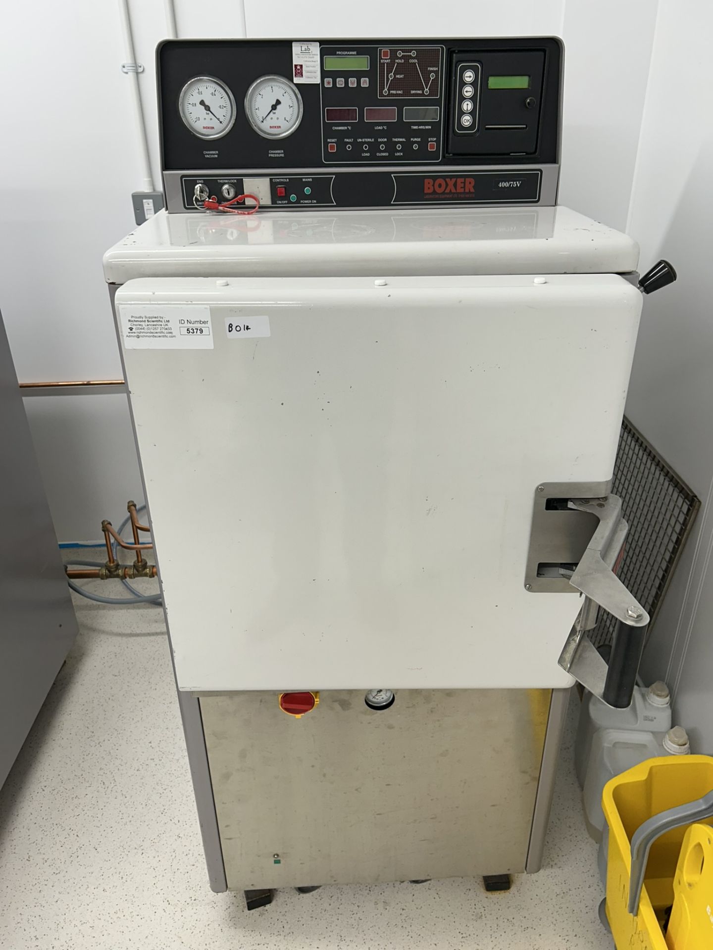 Boxer Laboratory Autoclave / Steam Steriliser (Floor Standing)