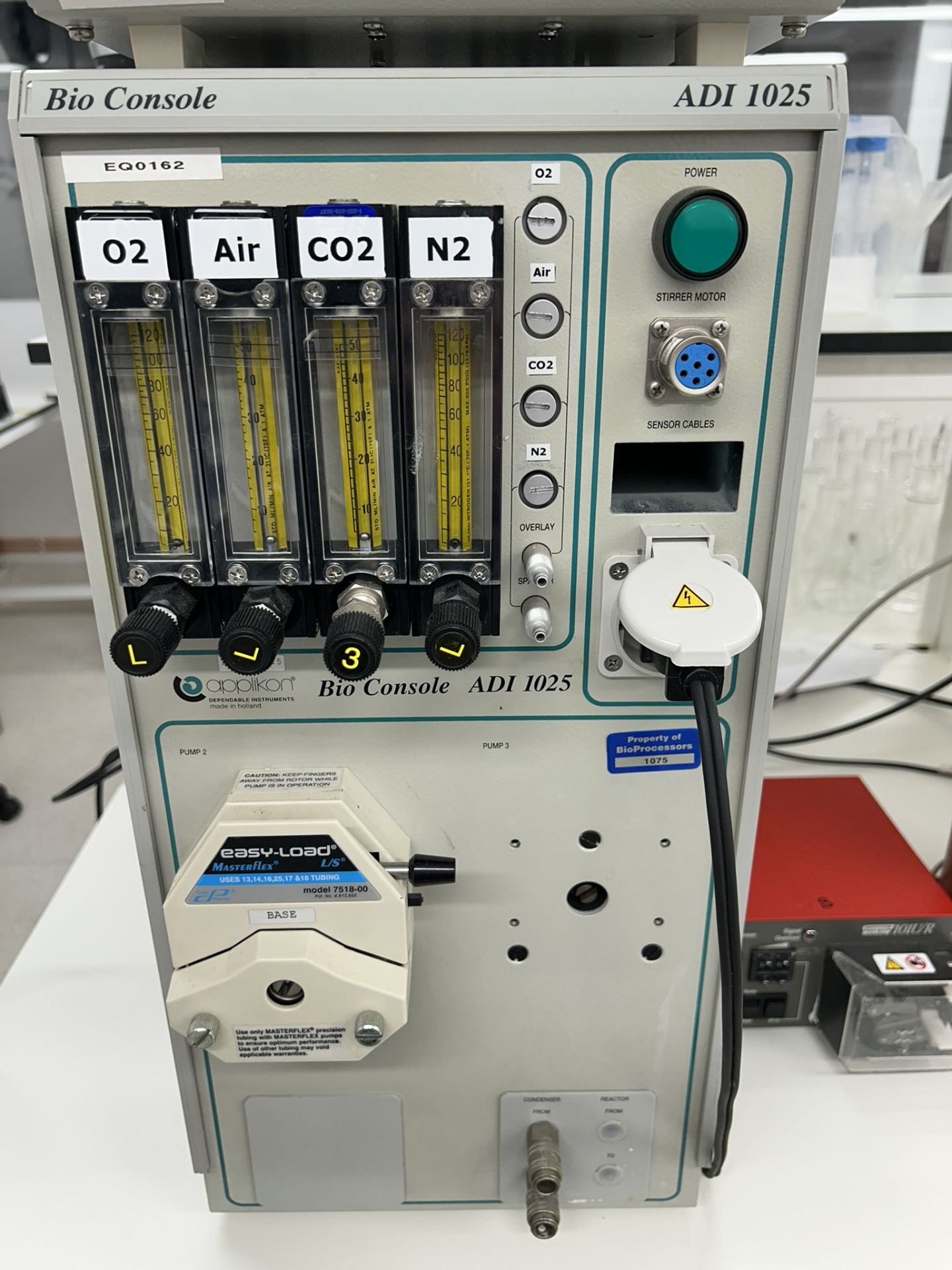 Applikon ADI 1010 Bio Controller & ADI 1025 Bio Console Bioreactor System with Peristaltic Pump - Image 3 of 14