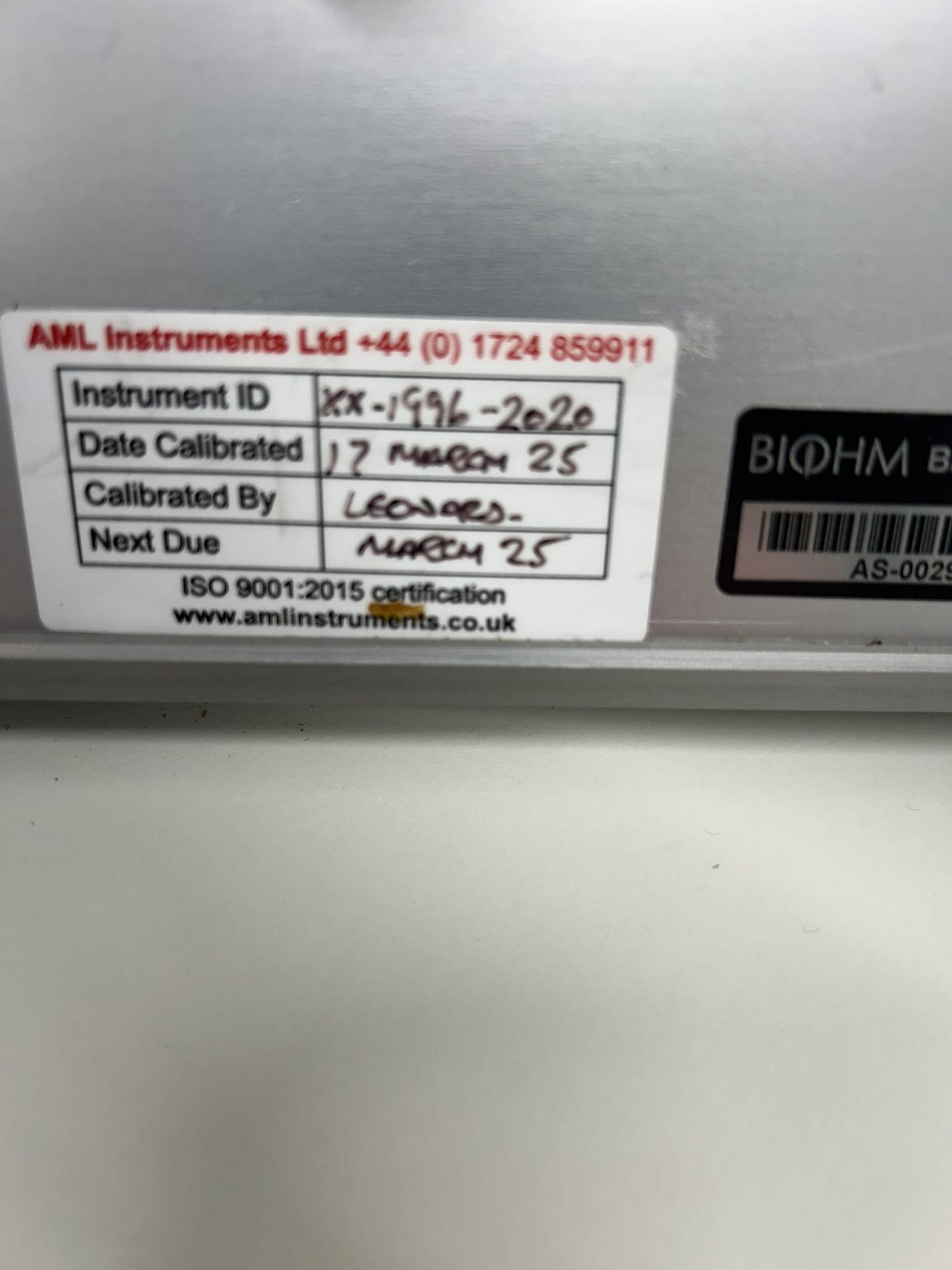 AML Instruments Universal Testing Machine / Tensile Tester (3kN) – TCTN-9110 - Image 3 of 7