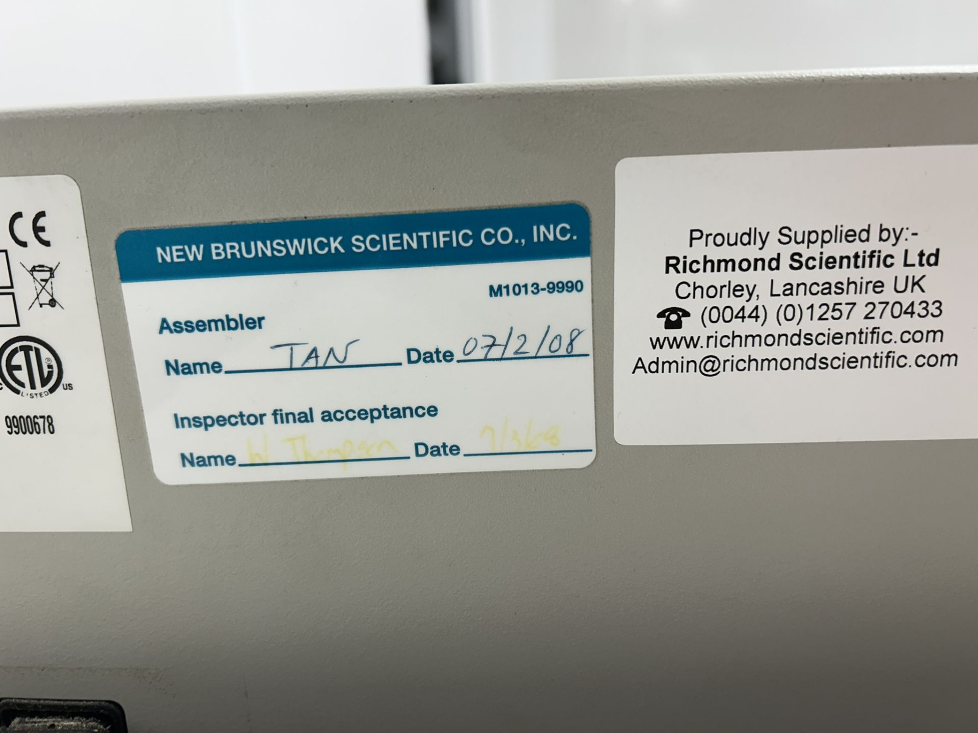 New Brunswick Scientific Innova 44R Incubator Shaker - Image 8 of 9