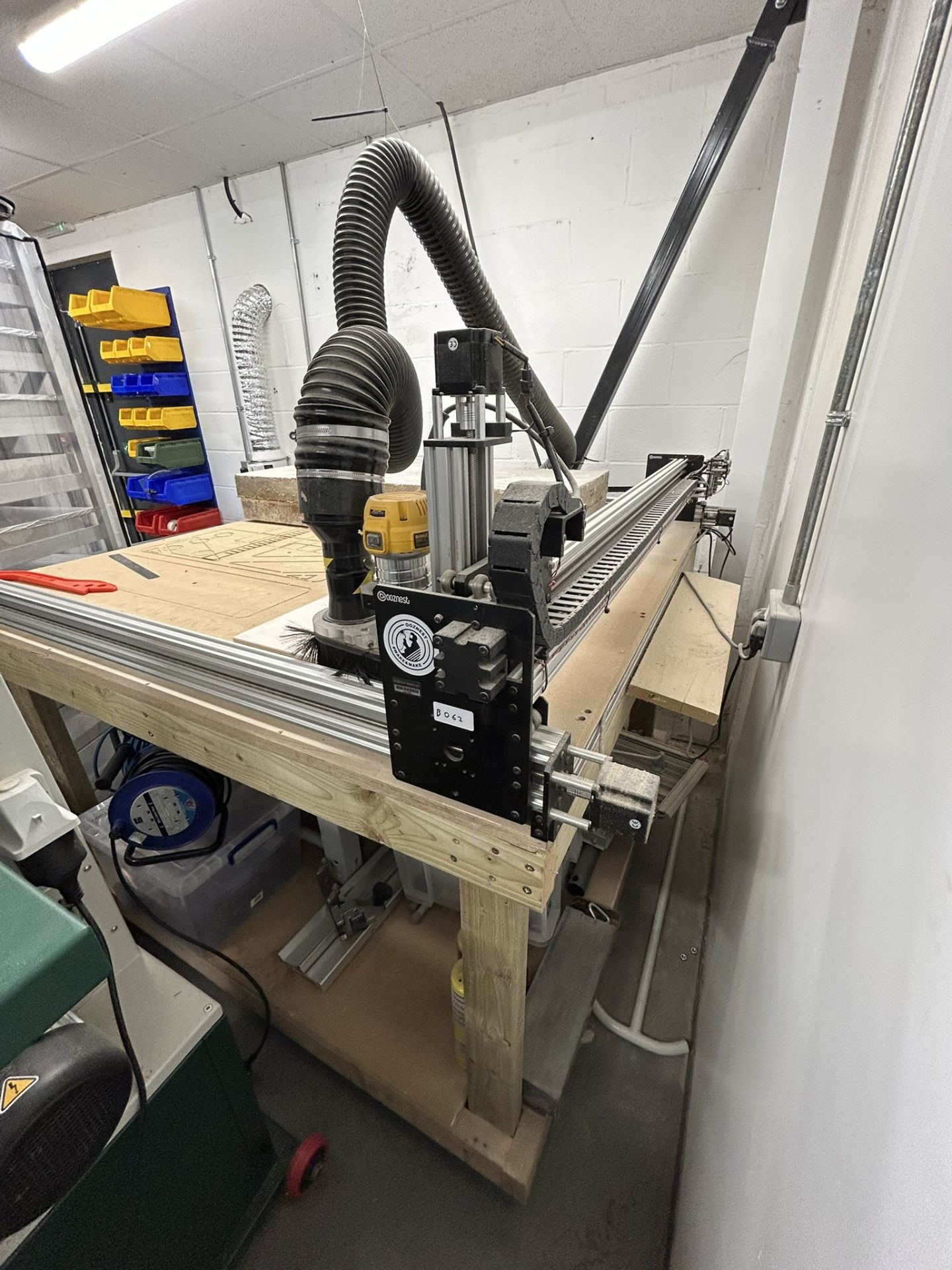 Ooznest WorkBee CNC Router with DeWalt Router & Dust Extraction