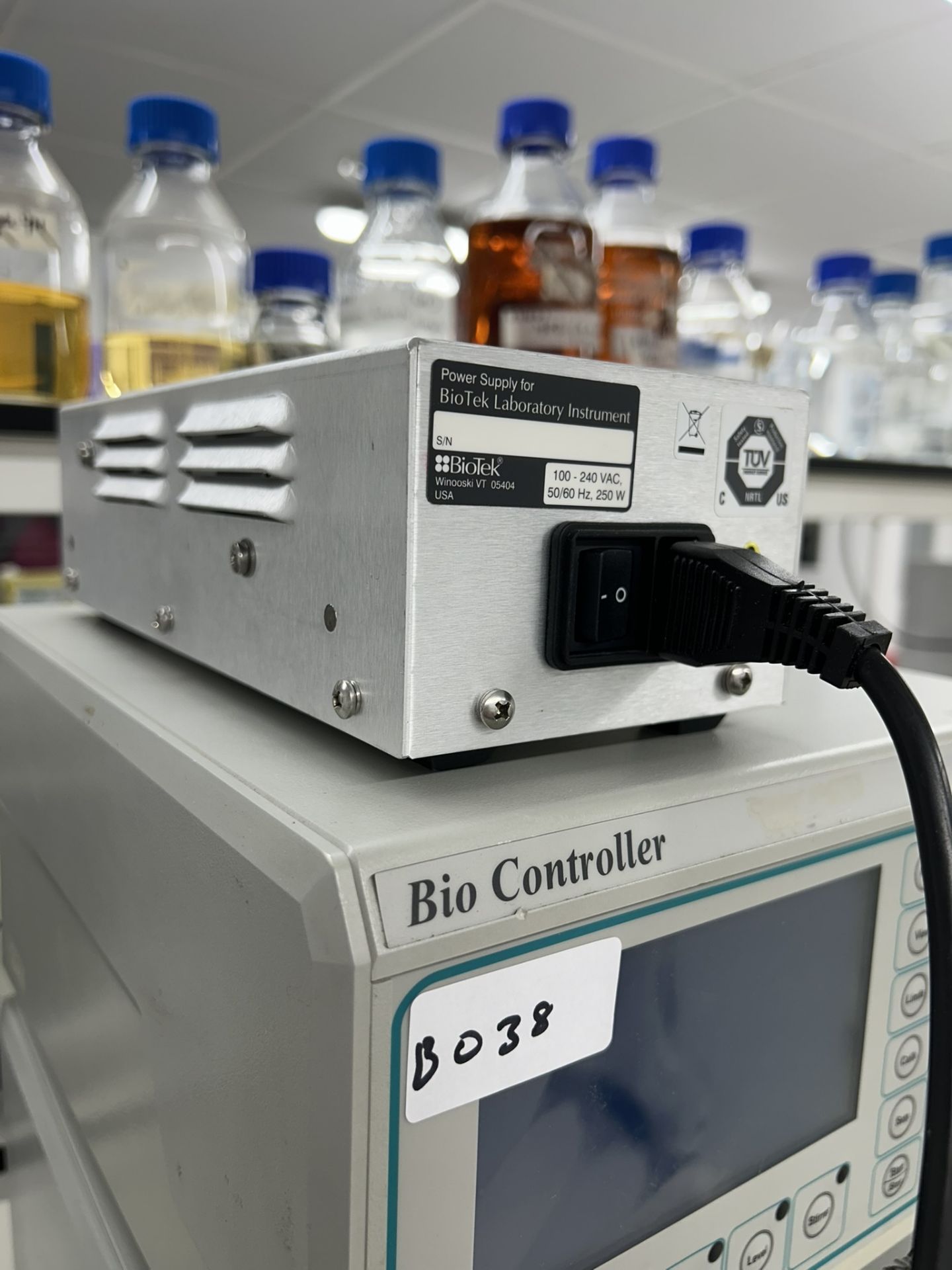 Applikon ADI 1010 Bio Controller & ADI 1025 Bio Console Bioreactor System with Peristaltic Pump - Image 5 of 14