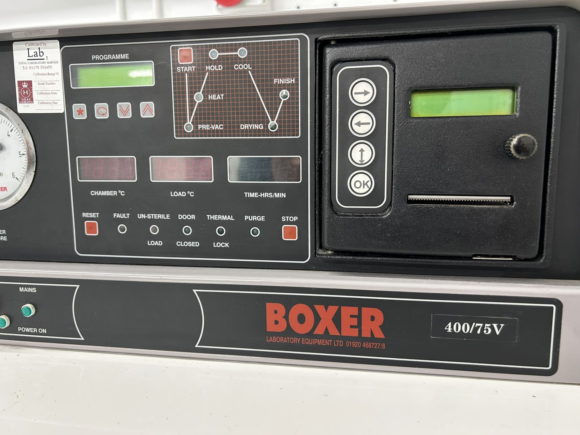 Boxer Laboratory Autoclave / Steam Steriliser (Floor Standing) - Image 4 of 8