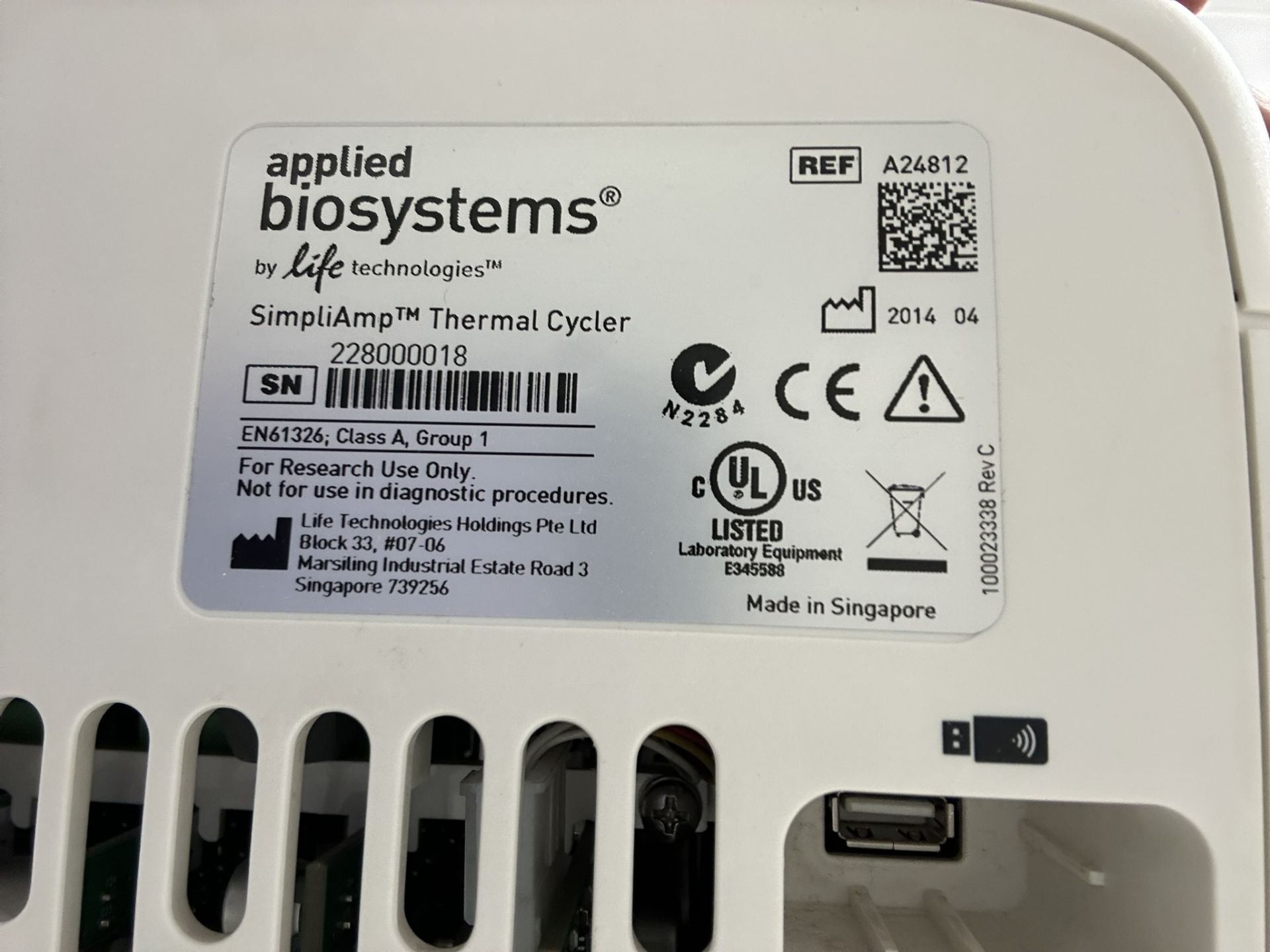 Applied Biosystems SimpliAmp Thermal Cycler (PCR Machine) - Image 5 of 5
