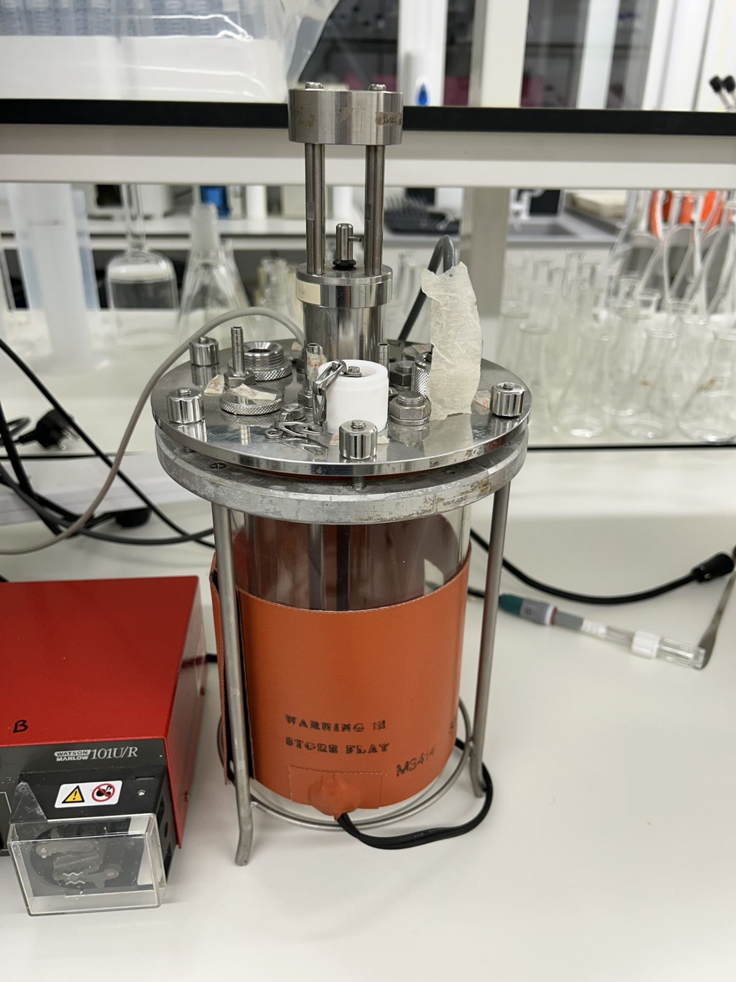 Applikon ADI 1010 Bio Controller & ADI 1025 Bio Console Bioreactor System with Peristaltic Pump - Image 8 of 14