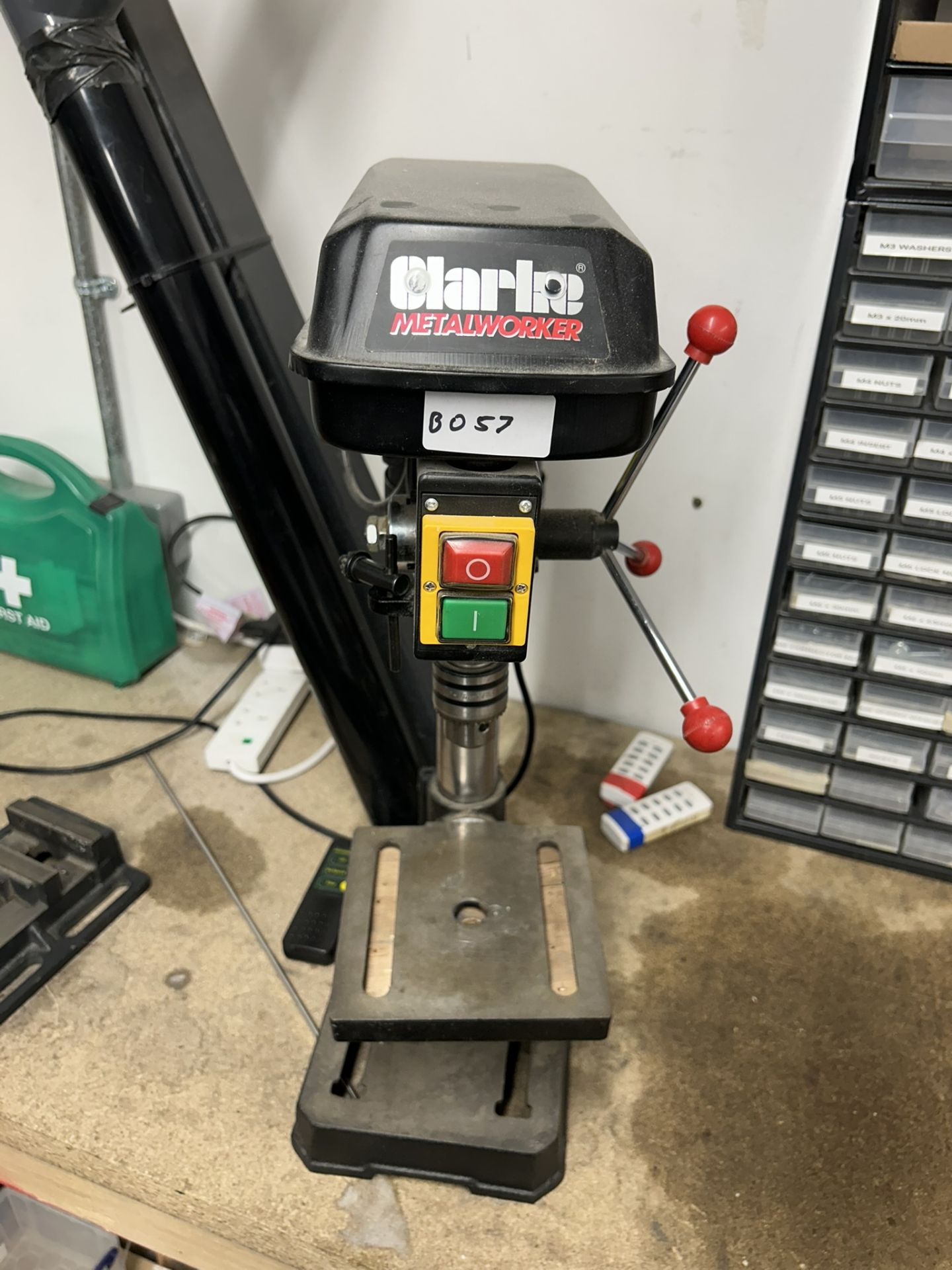 Clarke Metalworker Bench Pillar Drill / Drill Press (230V, 350W)