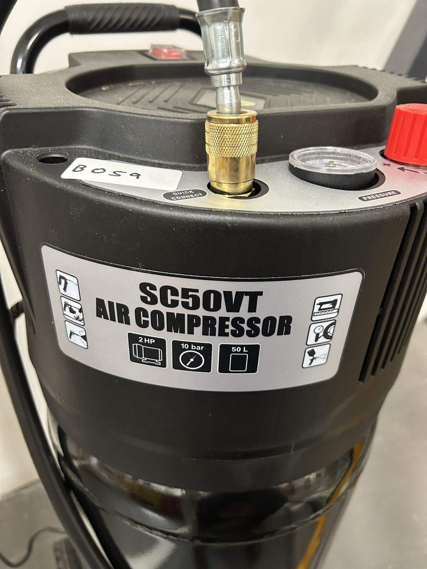 SGS SC50VT 50L Air Compressor (2HP, 10 Bar) - Image 3 of 6