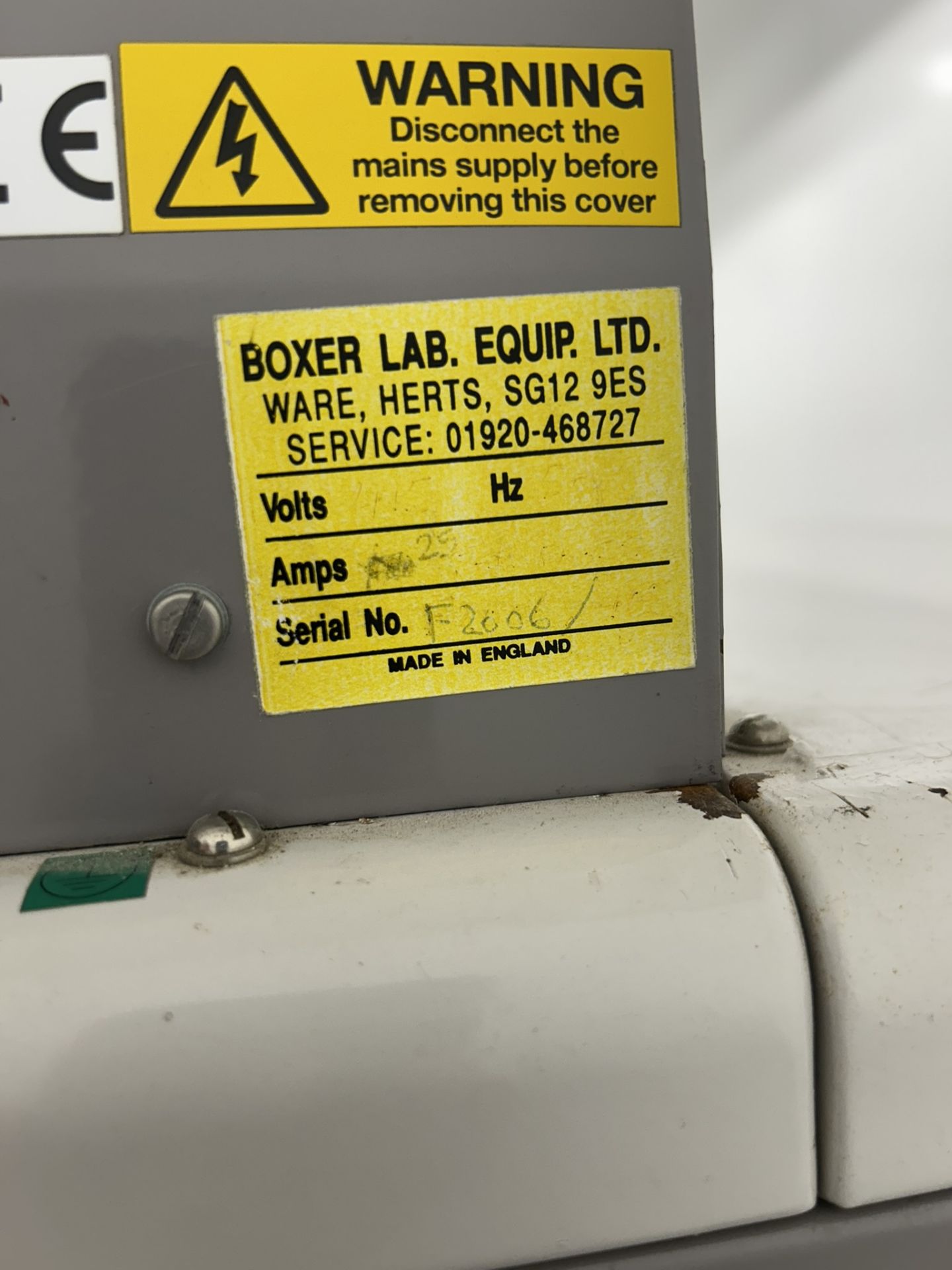 Boxer Laboratory Autoclave / Steam Steriliser (Floor Standing) - Image 8 of 8