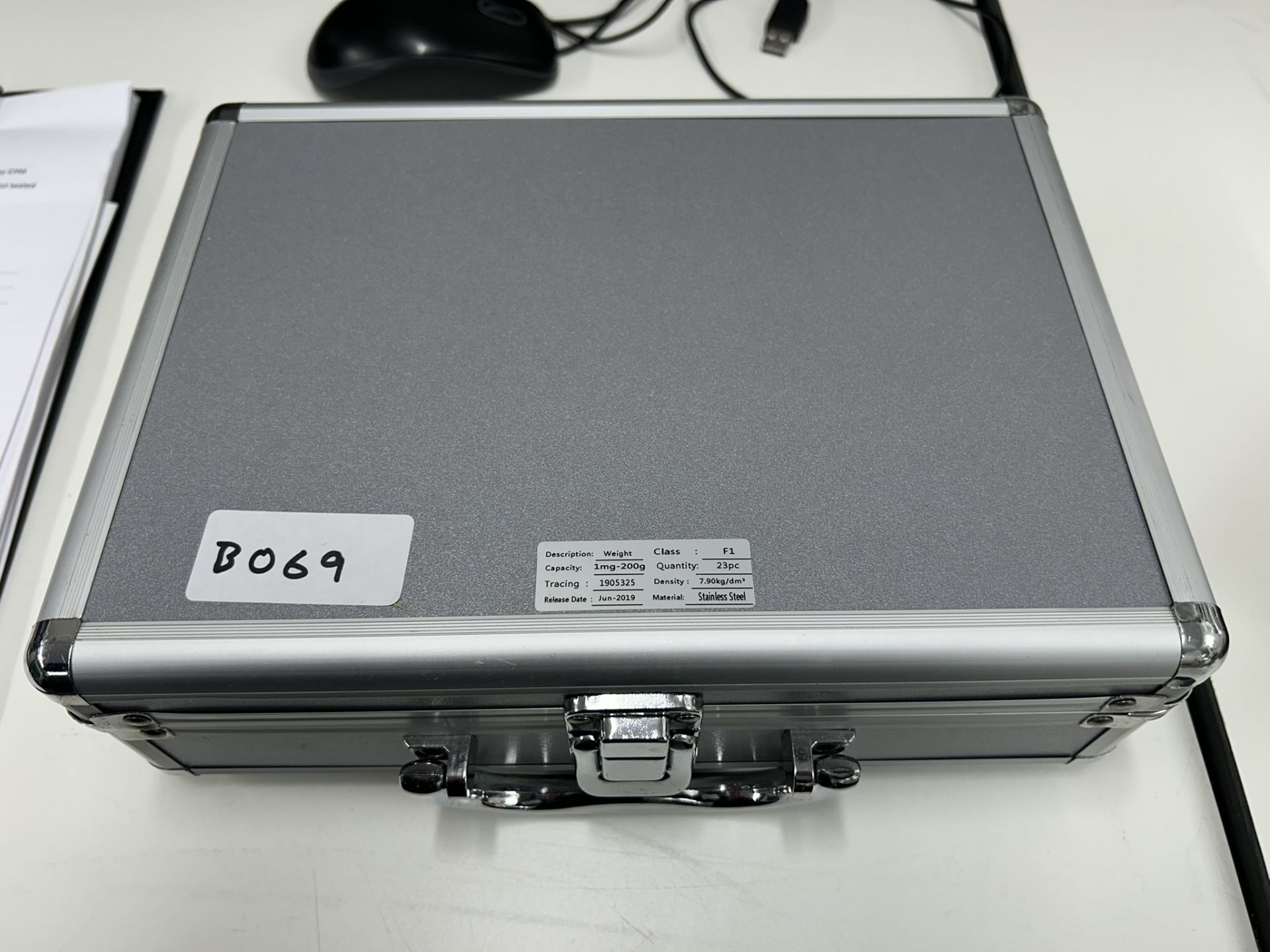 F1 Calibration Weight Set 1mg–200g (23pc) Stainless Steel with Case & Accessories - Image 3 of 4