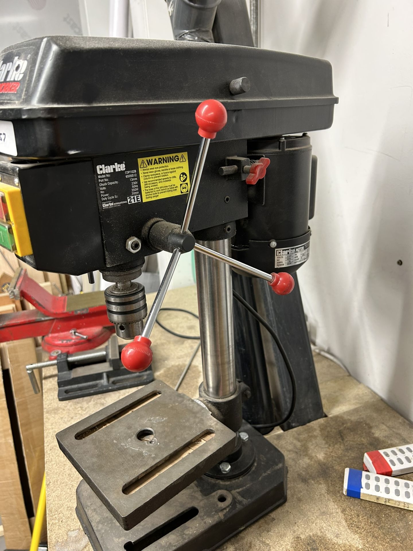 Clarke Metalworker Bench Pillar Drill / Drill Press (230V, 350W) - Image 4 of 5