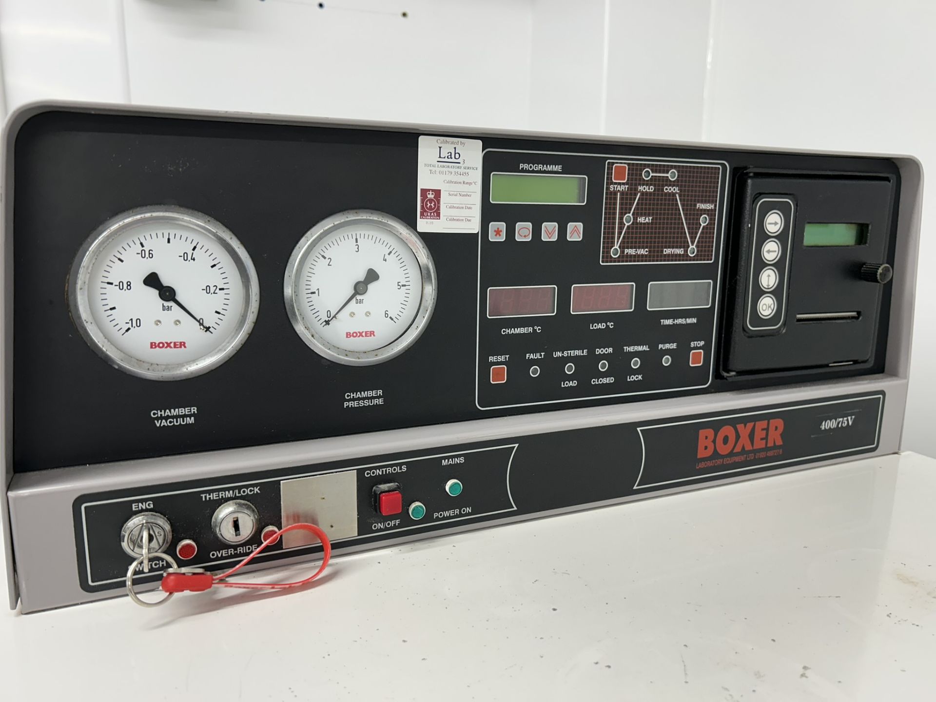 Boxer Laboratory Autoclave / Steam Steriliser (Floor Standing) - Image 3 of 8