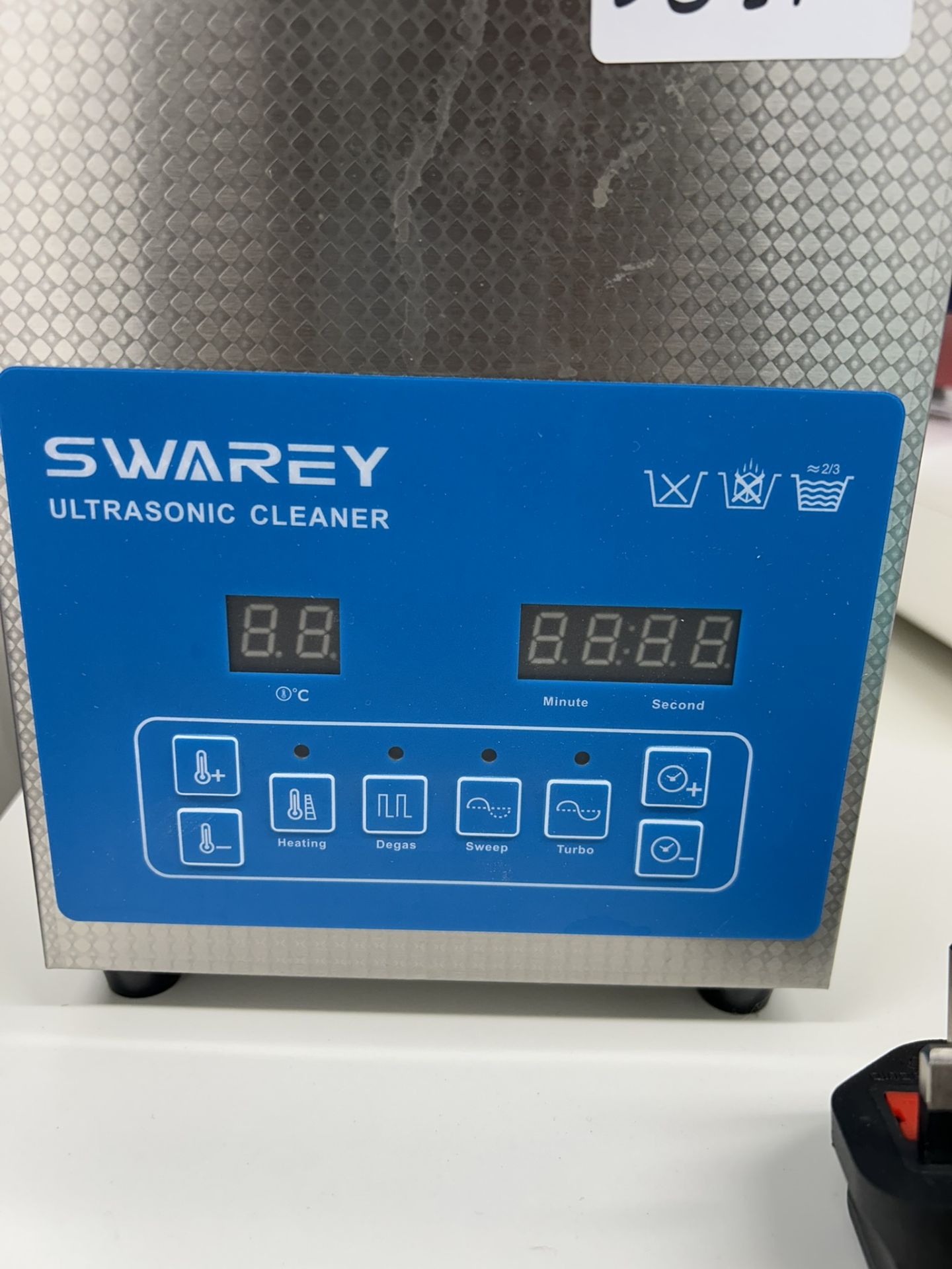SWAREY SS3 Ultrasonic Cleaner (2.5L, Heated, 40kHz) - Image 2 of 4