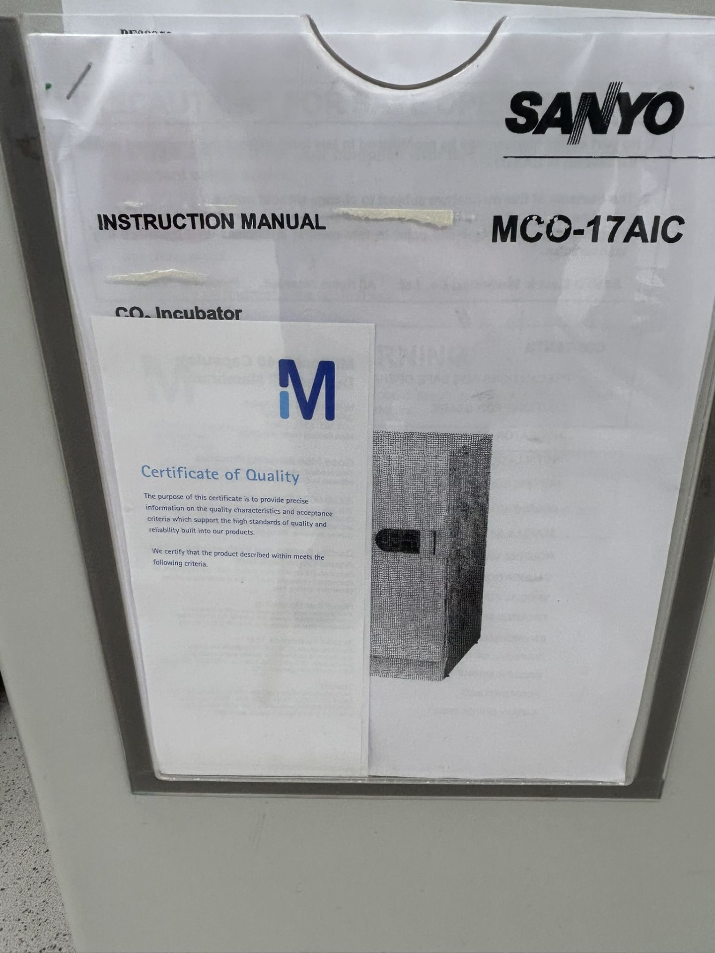 SANYO MCO-17AIC CO₂ Incubator – Laboratory Incubator (IR Sensor) - Image 3 of 6