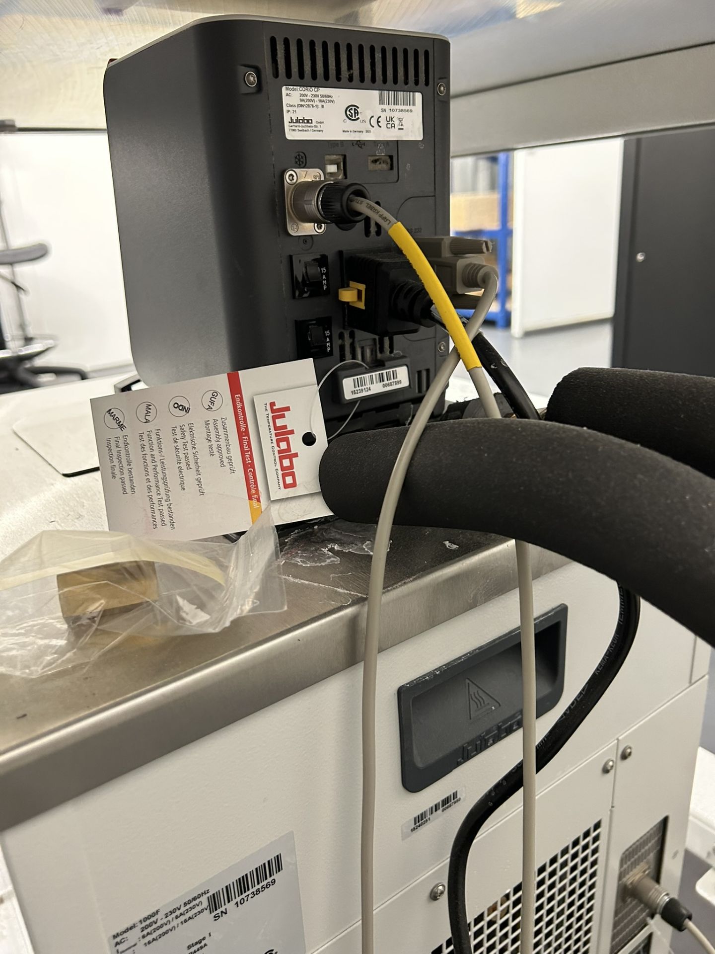 Netzsch HFM 446 Lambda Large Heat Flow Meter with Julabo Recirculating Chiller (2023) - Image 11 of 12