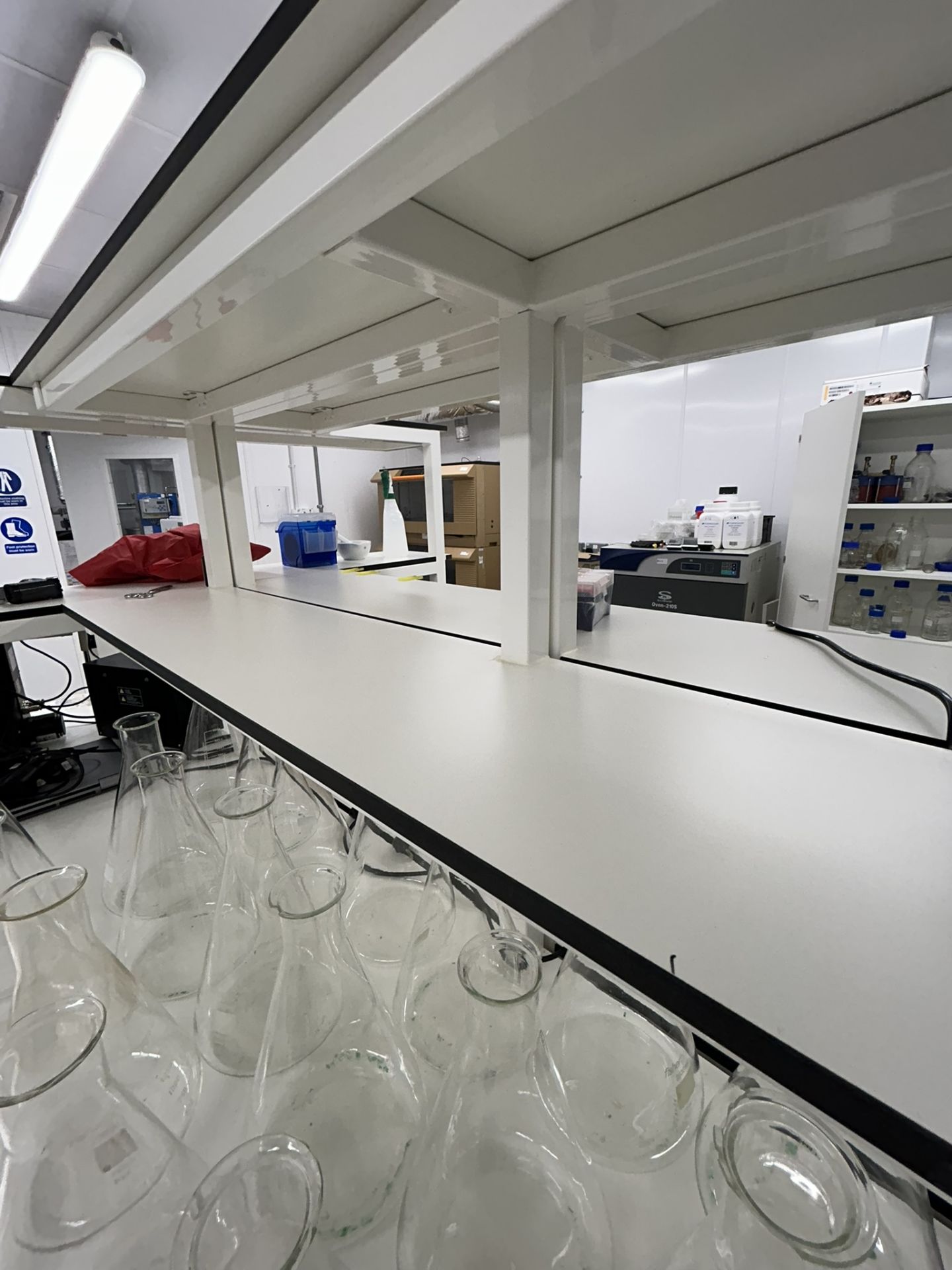 Heavy Duty Laboratory Bench with Upper Shelving – Lab-Tables – Industrial Workstation - Image 5 of 8