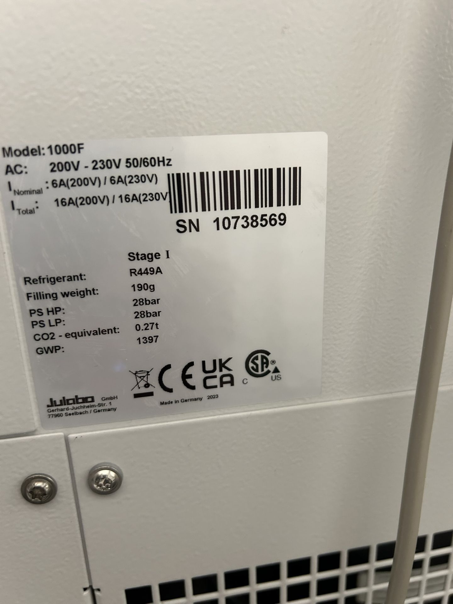 Netzsch HFM 446 Lambda Large Heat Flow Meter with Julabo Recirculating Chiller (2023) - Image 12 of 12