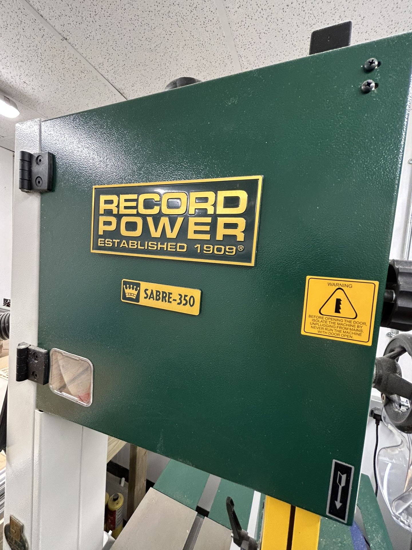 Record Power Sabre-350 14" Bandsaw with Dust Extractor