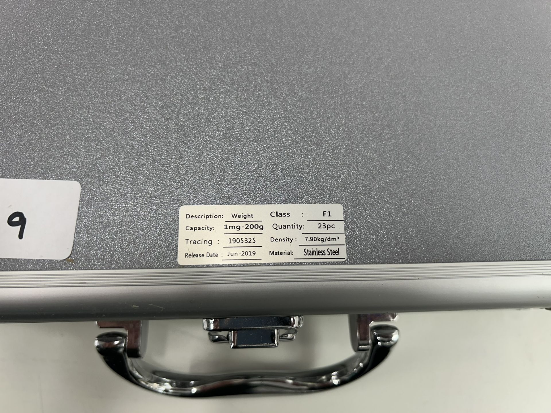 F1 Calibration Weight Set 1mg–200g (23pc) Stainless Steel with Case & Accessories - Image 4 of 4