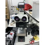 Leica Fluorescence Microscope System + VISORIA M Camera + Light Source – Fully Working