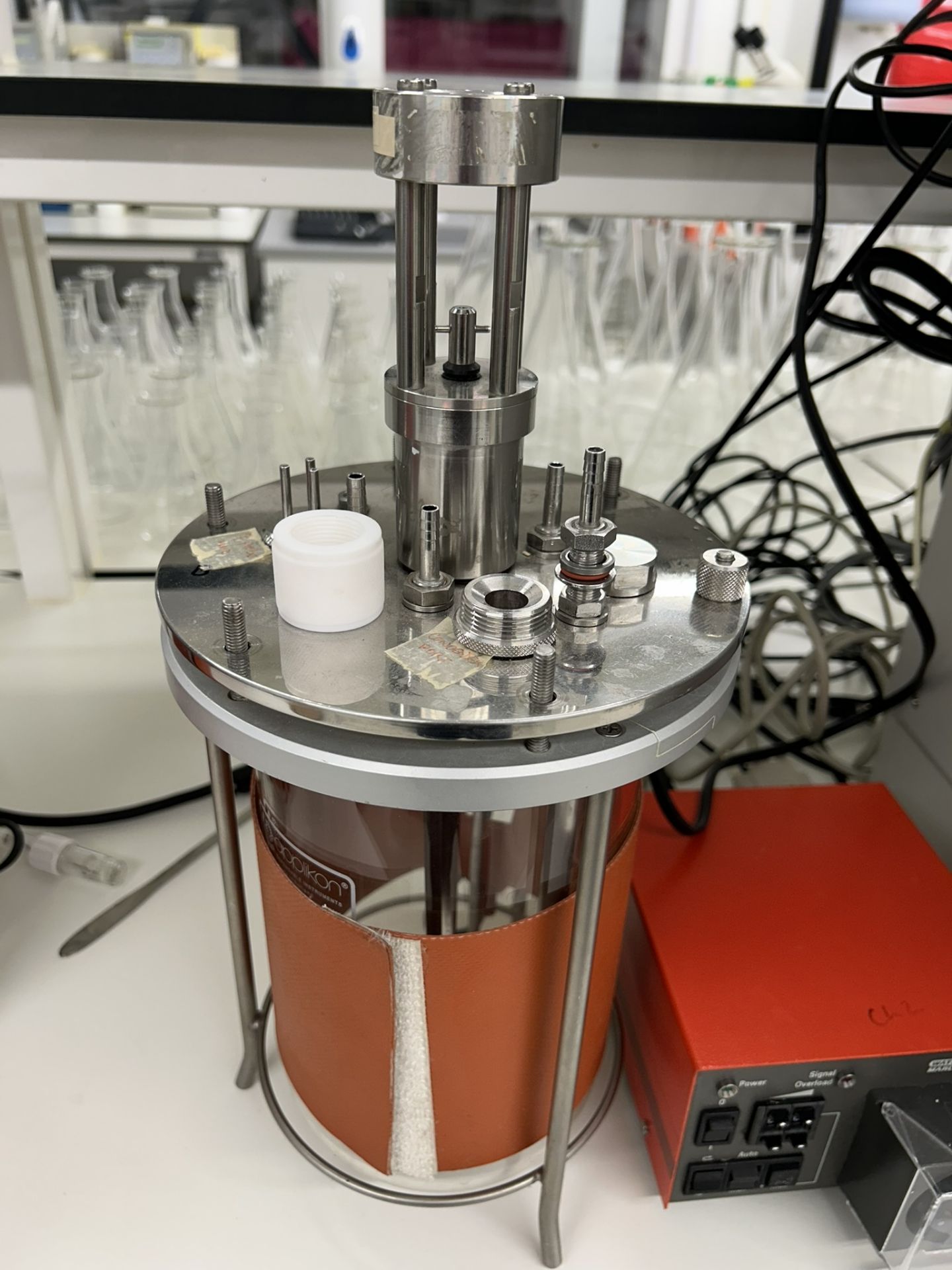Applikon ADI 1010 Bio Controller & ADI 1025 Bio Console Bioreactor System with Peristaltic Pump - Image 3 of 9
