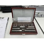 Engineering Gauge Block Set (47 Piece) Grade 2 Slip Gauges in Wooden Case