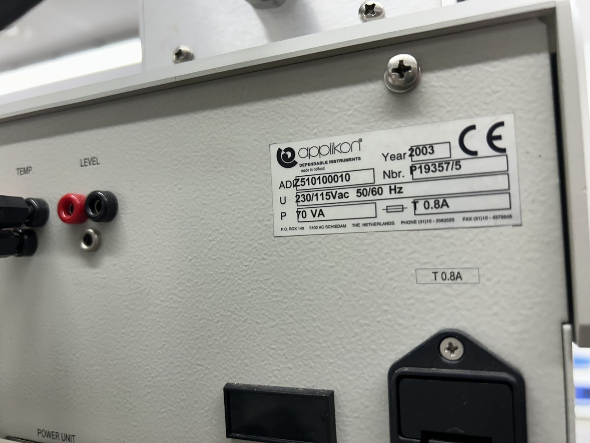 Applikon ADI 1010 Bio Controller & ADI 1025 Bio Console Bioreactor System with Peristaltic Pump - Image 6 of 14