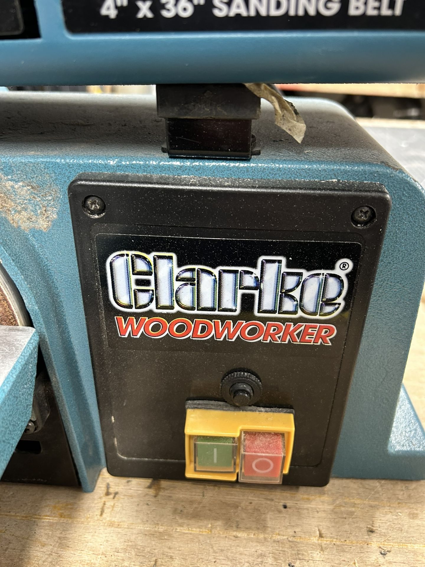 Clarke Woodworker Belt & Disc Sander (4” x 36”) Bench Mounted - Image 3 of 5
