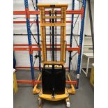 Electric Walk-Behind Pallet Stacker – 1000kg Capacity, 3.5m Lift (2021)