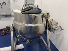 Industrial Stainless-Steel Mixing Vessel with Silverson Homogenising Unit, Agitator, New Chalon Cont