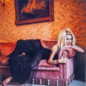 Michel Comte (1954), Claudia Schiffer (1994), Chromogenic print, No 2/7 95 x 90 cm. (37.39 x 35.42 i