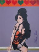 Bambi (ca. 1982) 'Amy Jade', 2011, stencilled acrylic spray on canvas, 100 x 77 cm. (39.36 x 30.30 i
