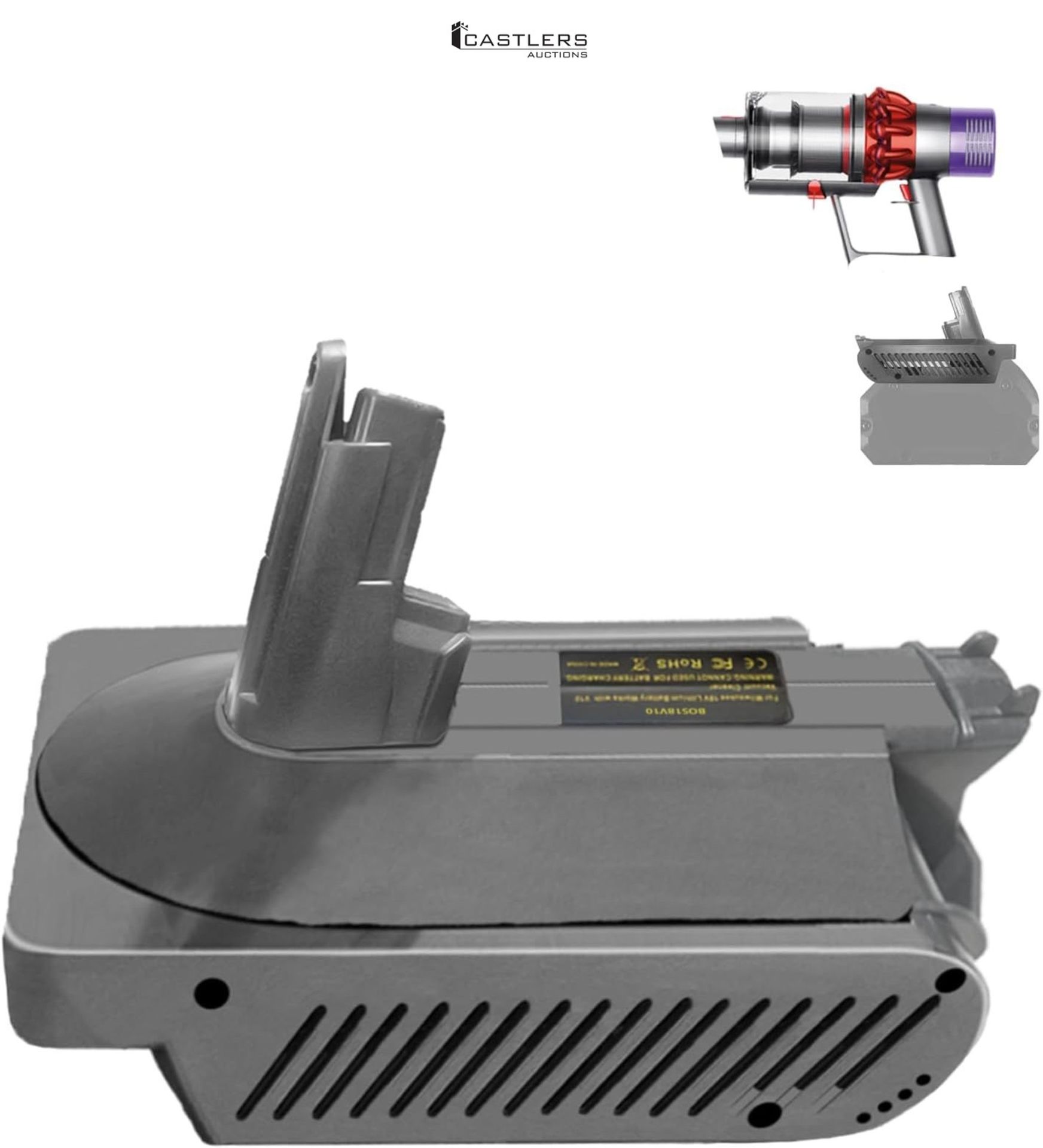 DEWDYS Dyson V10 Battery Adapter for Bosch 18V GBA Battery for Dyson V10 Battery Cyclone V10 Animal