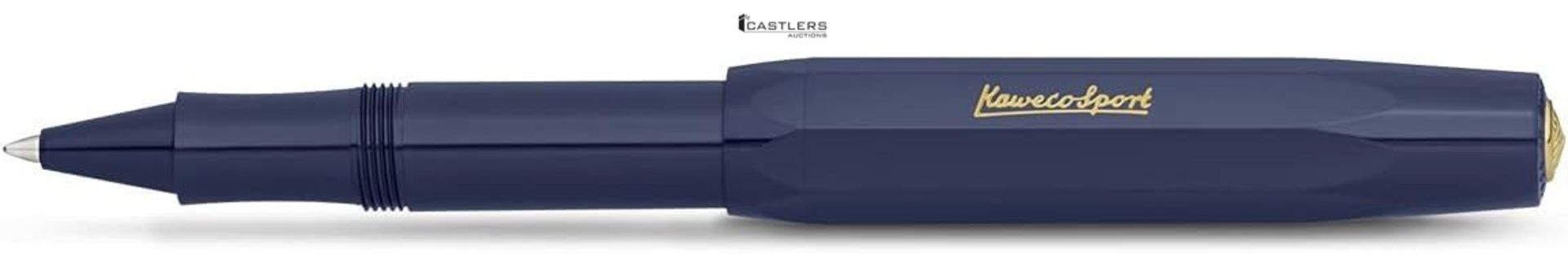 Kaweco CLASSIC SPORT Gel/Ballpoint Pen Navy I Including 0.7 mm Rollerball Pen Refill for Left-Hande