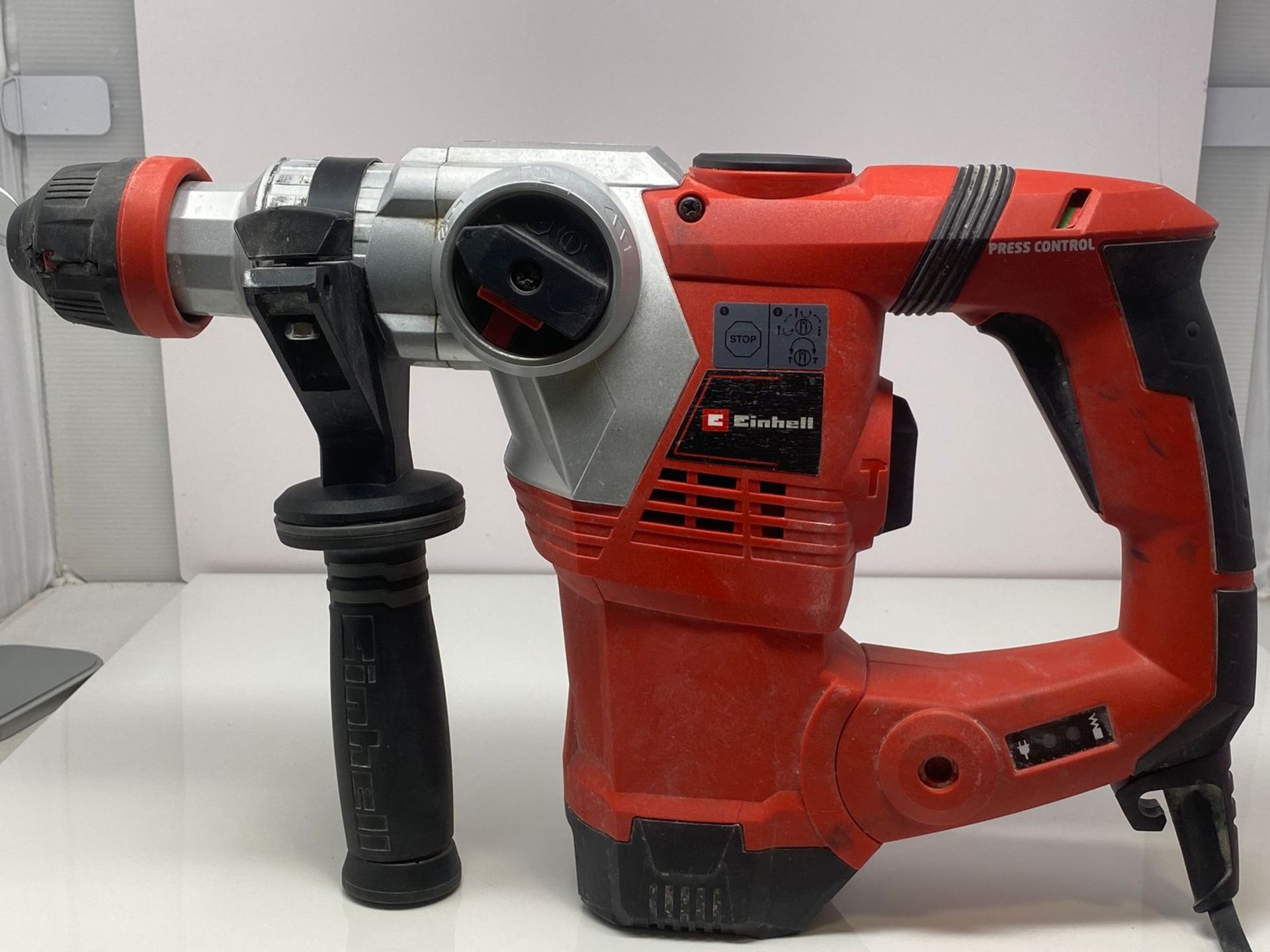RRP £99.00 - Einhell 4257944 TE-RH 32 4F Rotary Hammer Drill Kit, SDS Plus 4-in-1 Drill - Drilling/ - Image 3 of 5