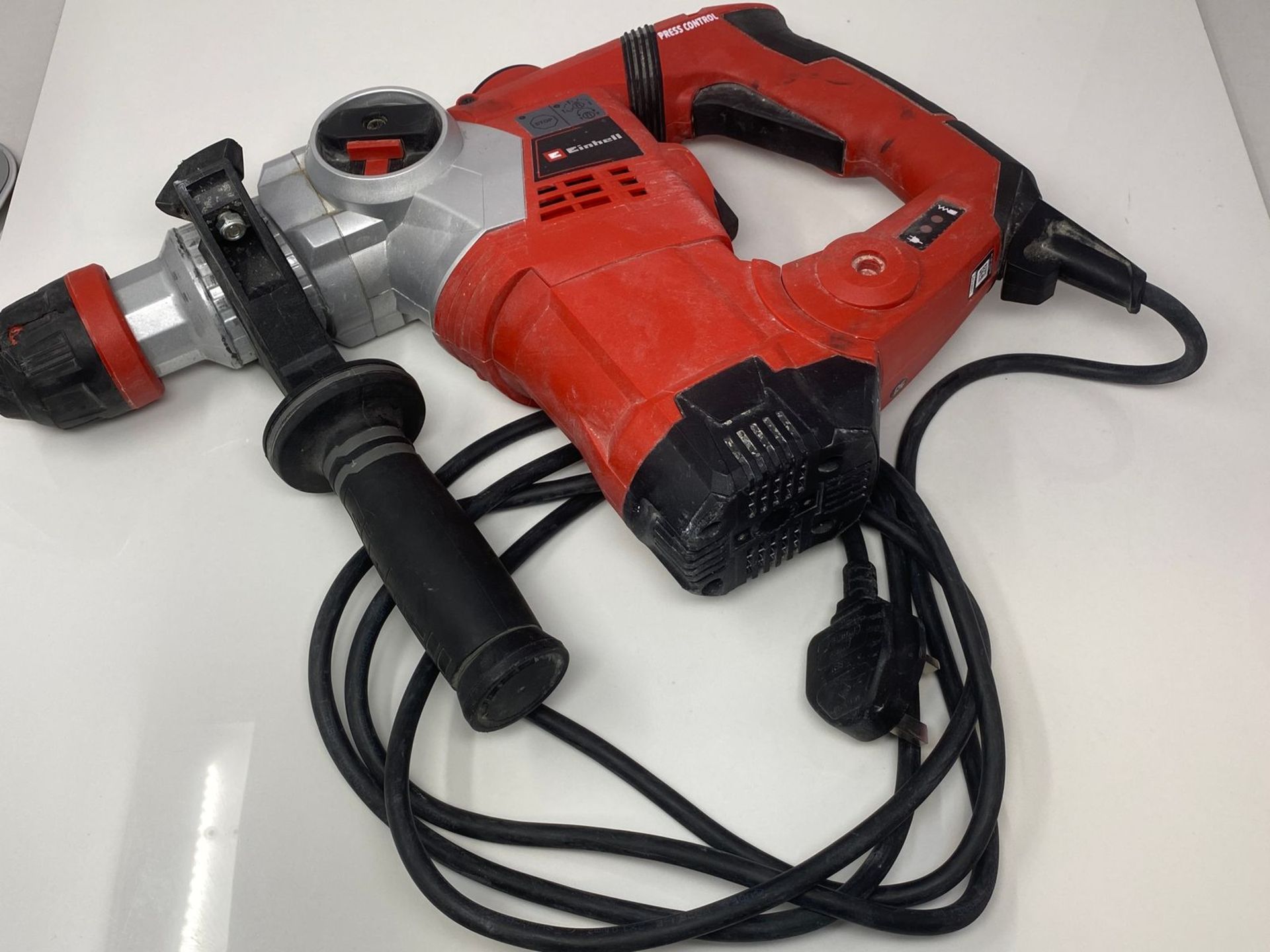 RRP £99.00 - Einhell 4257944 TE-RH 32 4F Rotary Hammer Drill Kit, SDS Plus 4-in-1 Drill - Drilling/ - Image 4 of 5
