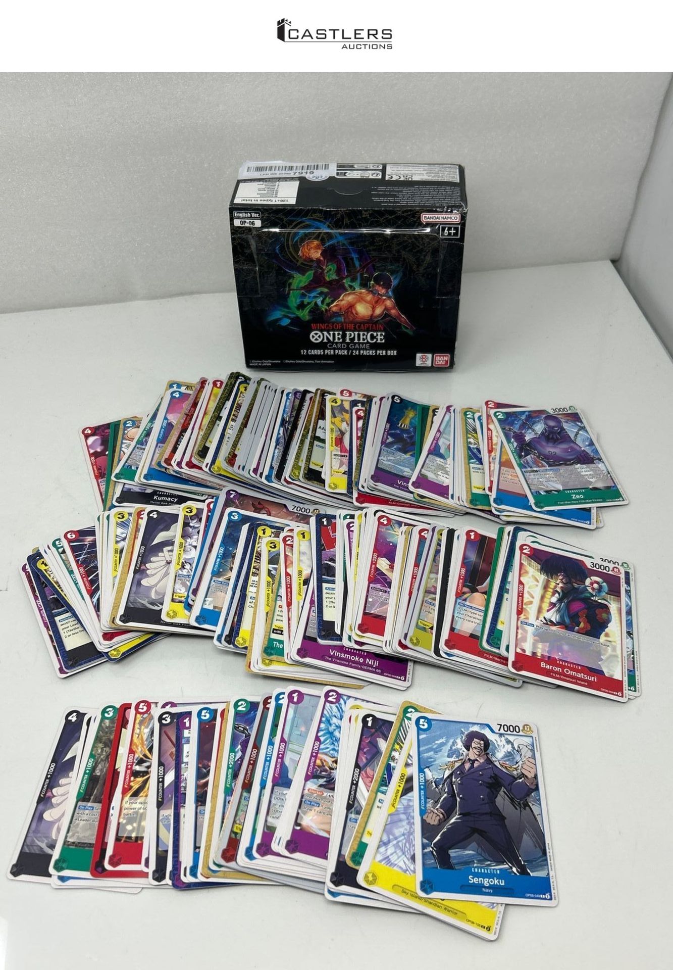 RRP £172.01 - Bandai BCL2716222 One Piece Trading Card Display, Multi-Colour
