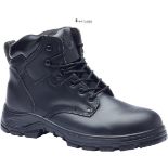 Blackrock Trekking Boot S3 Water Resistant Safety Boots with Anti Static Protection, Black Leather