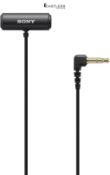 Sony ECM-LV1 Lavalier Microphone with Stereo Sound Capture,Black