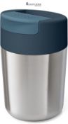 Joseph Joseph Sipp Stainless Steel Insulated Travel mug, Hygienic Leakproof reusable Vacuum thermal