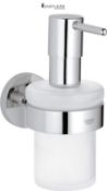 GROHE 40448001 Essentials Soap Dispenser with Silver Holder